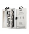 Karl Lagerfeld Flower Ikonik Karl case for iPhone 13 mini - gray