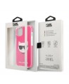 Karl Lagerfeld Choupette Head case for iPhone 13 - fuchsia