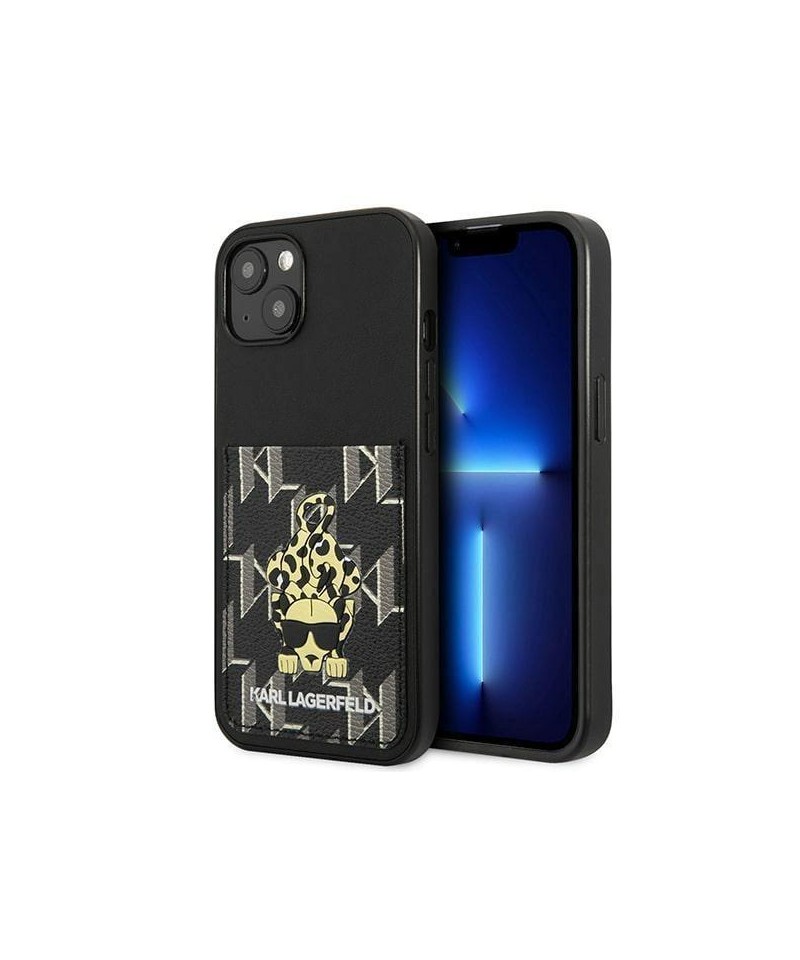 Karl Lagerfeld Karlimals Cardslot case for iPhone 13 - black