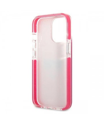 Etui Karl Lagerfeld Choupette Head na iPhone 13 Pro / iPhone 13 - fuksjowy
