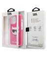 Etui Karl Lagerfeld Choupette Head na iPhone 13 Pro / iPhone 13 - fuksjowy
