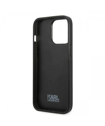 Karl Lagerfeld Flower Ikonik Karl case for iPhone 13 Pro / iPhone 13 - gray