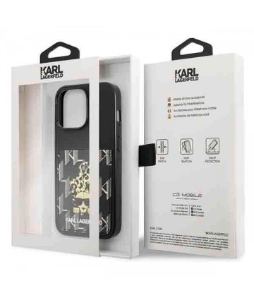 Karl Lagerfeld Karlimals Cardslot case for iPhone 13 Pro / iPhone 13 - black