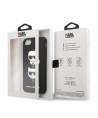 Karl Lagerfeld KLHCI8SAKICKCBK iPhone 7/8 / SE 2020 / SE 2022 black/black hardcase Saffiano Karl&Choupette Head