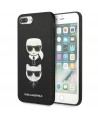 Karl Lagerfeld Saffiano Karl&Choupette Head case for iPhone 7 Plus / iPhone 8 Plus - black