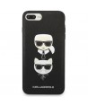 Karl Lagerfeld Saffiano Karl&Choupette Head case for iPhone 7 Plus / iPhone 8 Plus - black