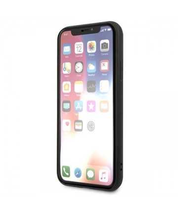 Karl Lagerfeld Saffiano Karl&Choupette Head case for iPhone XS Max - black