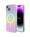 Guess GUHMP15MHITSP iPhone 15 Plus 6.7" pink/pink hardcase IML Iridescent MagSafe
