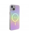 Guess GUHMP15MHITSP iPhone 15 Plus 6.7" pink/pink hardcase IML Iridescent MagSafe
