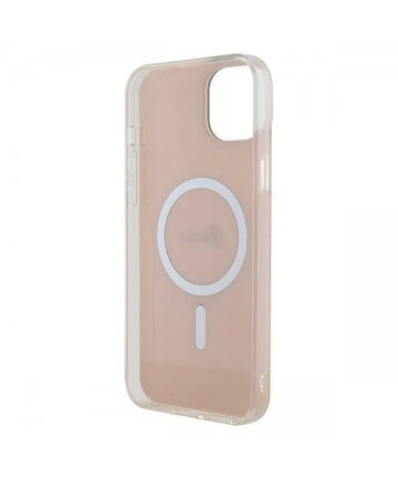 Guess GUHMP15MHITSP iPhone 15 Plus 6.7" pink/pink hardcase IML Iridescent MagSafe