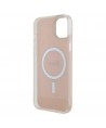 Guess GUHMP15MHITSP iPhone 15 Plus 6.7" pink/pink hardcase IML Iridescent MagSafe