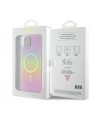 Guess GUHMP15MHITSP iPhone 15 Plus 6.7" pink/pink hardcase IML Iridescent MagSafe