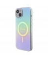 Guess GUHMP15MHITSQ iPhone 15 Plus 6.7" turquoise/turquoise hardcase IML Iridescent MagSafe