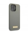 Guess GUHMP13XSPLG iPhone 13 Pro Max 6.7" grey/grey hard case Silicone Logo Plate MagSafe