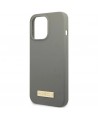 Guess GUHMP13XSPLG iPhone 13 Pro Max 6.7" grey/grey hard case Silicone Logo Plate MagSafe