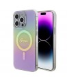 Guess GUHMP15XHITSP iPhone 15 Pro Max 6.7" pink/pink hardcase IML Iridescent MagSafe