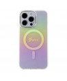 Guess GUHMP15XHITSP iPhone 15 Pro Max 6.7" pink/pink hardcase IML Iridescent MagSafe