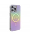 Guess GUHMP15XHITSP iPhone 15 Pro Max 6.7" pink/pink hardcase IML Iridescent MagSafe