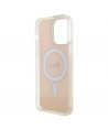 Guess GUHMP15XHITSP iPhone 15 Pro Max 6.7" pink/pink hardcase IML Iridescent MagSafe