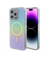 Guess GUHMP15XHITSQ iPhone 15 Pro Max turquoise/turquoise hardcase IML Iridescent MagSafe