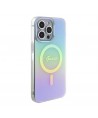 Guess GUHMP15XHITSQ iPhone 15 Pro Max turquoise/turquoise hardcase IML Iridescent MagSafe