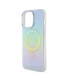 Guess GUHMP15XHITSQ iPhone 15 Pro Max turquoise/turquoise hardcase IML Iridescent MagSafe