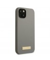 Guess GUHMP13SSPLG iPhone 13 mini 5.4" grey/grey hard case Silicone Logo Plate MagSafe