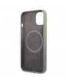 Guess GUHMP13SSPLG iPhone 13 mini 5.4" grey/grey hard case Silicone Logo Plate MagSafe