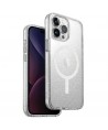 Uniq LifePro Xtreme Magclick Charging Case for iPhone 15 Pro Max - Transparent Silver