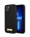 Guess GUHMP13MSPLK iPhone 13 6.1" black/black hard case Silicone Logo Plate MagSafe
