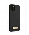 Guess GUHMP13MSPLK iPhone 13 6.1" black/black hard case Silicone Logo Plate MagSafe