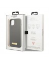 Guess GUHMP13MSPLG iPhone 13 6.1" grey/grey hard case Silicone Logo Plate MagSafe