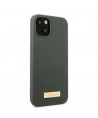 Guess GUHMP13MSBPLA iPhone 13 6.1" green/khaki hard case Silicone Logo Plate MagSafe