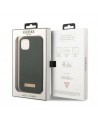 Guess GUHMP13MSBPLA iPhone 13 6.1" green/khaki hard case Silicone Logo Plate MagSafe