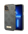 Guess GUHMP13MSAPSTG iPhone 13 6.1" grey/grey hardcase Peony Logo Plate MagSafe