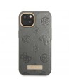 Guess GUHMP13MSAPSTG iPhone 13 6.1" grey/grey hardcase Peony Logo Plate MagSafe