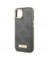 Guess GUHMP13MSAPSTG iPhone 13 6.1" grey/grey hardcase Peony Logo Plate MagSafe