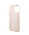 Guess GUHMP13LSPLP iPhone 13 Pro / 13 6.1" pink/pink hard case Silicone Logo Plate MagSafe