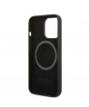 Guess GUHMP13LSPLK iPhone 13 Pro / 13 6.1" black/black hard case Silicone Logo Plate MagSafe