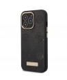 Guess GUHMP13LSAPSTK iPhone 13 Pro / 13 6.1" black/black hardcase Peony Logo Plate MagSafe
