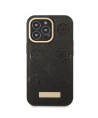 Guess GUHMP13LSAPSTK iPhone 13 Pro / 13 6.1" black/black hardcase Peony Logo Plate MagSafe