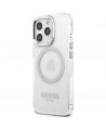 Guess Metal Outline MagSafe case for iPhone 13 Pro / iPhone 13 - silver