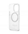Guess Metal Outline MagSafe case for iPhone 13 Pro / iPhone 13 - silver