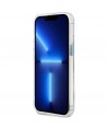 Etui Guess Metal Outline MagSafe na iPhone 13 Pro / iPhone 13 - niebieskie
