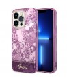 Guess Porcelain Collection case for iPhone 14 Pro Max - fuchsia