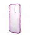 Guess Porcelain Collection case for iPhone 14 Pro Max - fuchsia