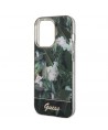 Guess Jungle Collection case for iPhone 14 Pro Max - green