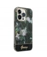 Guess Jungle Collection case for iPhone 14 Pro Max - green