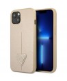 Guess GUHCP14MPSATLE iPhone 14 Plus 6.7" beige/beige hardcase SaffianoTriangle Logo