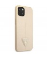 Guess GUHCP14MPSATLE iPhone 14 Plus 6.7" beige/beige hardcase SaffianoTriangle Logo